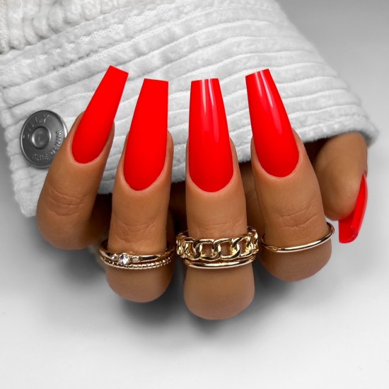 ΗΜΙΜΟΝΙΜΟ NEON RED