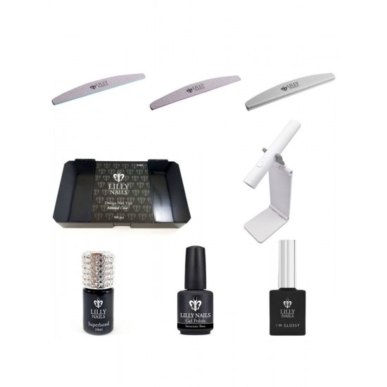 Gelly Tips kit Τζελ Τιπς Κιτ